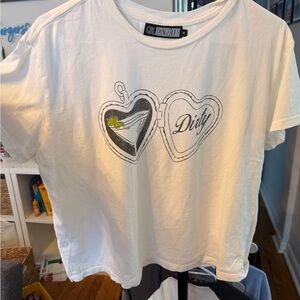 Dirty Martini Girl Dangerous Graphic Tee